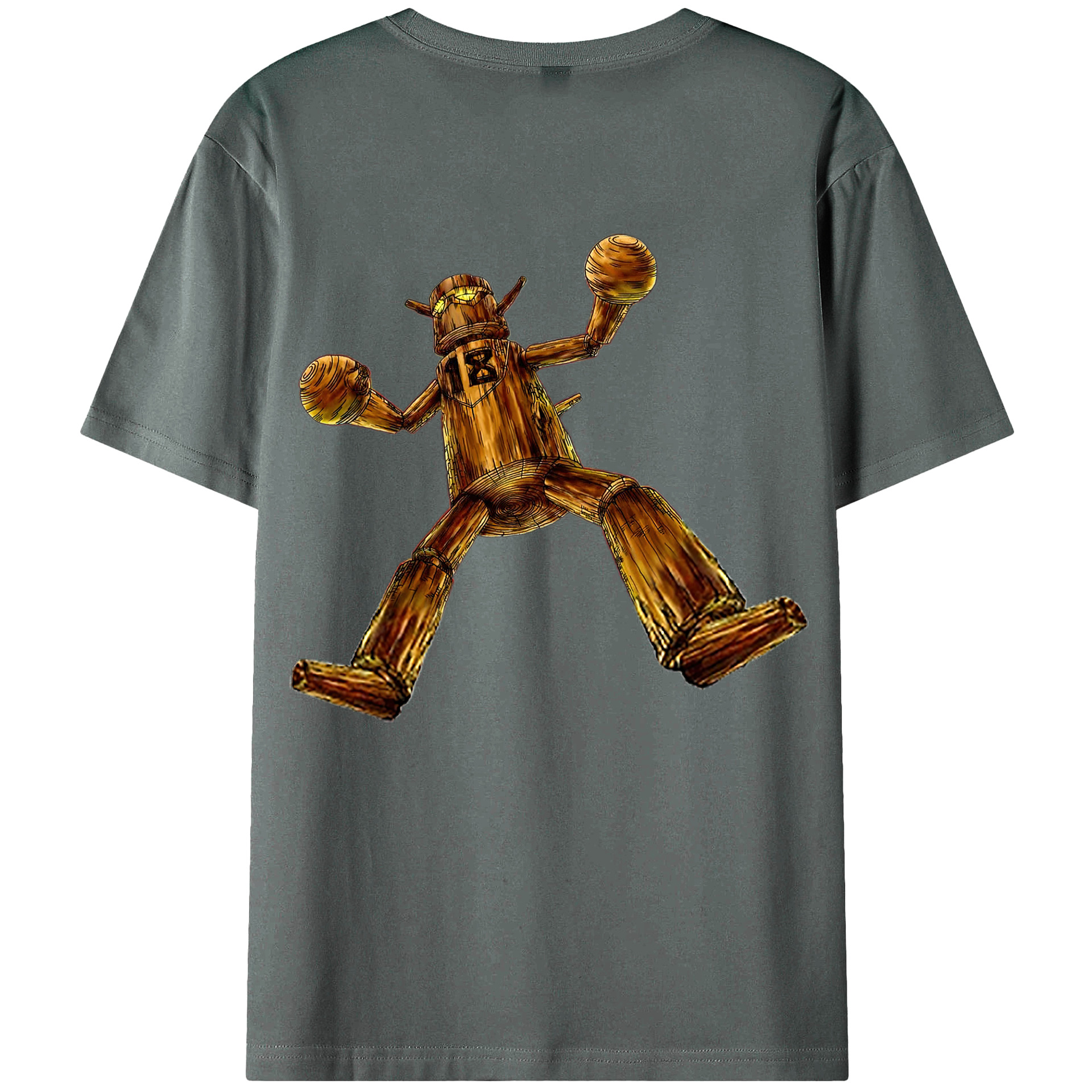 （画像用） 遊☆戯☆王 Yu-Gi-Oh! 綿100％ メンズ半袖Tシャツ（バックプリント） 通気性